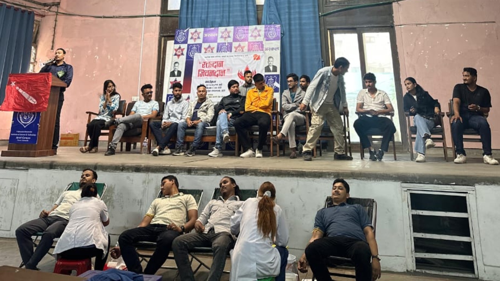 मदन भण्डारी स्मृति दिवसको पूर्वसन्ध्यामा अनेरास्ववियुद्वारा रक्तदान कार्यक्रम सम्पन्न